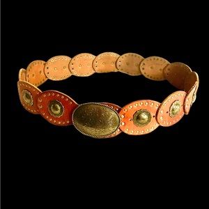 Fossil Western Bronze Detailing Size Large 12/14 in Perfect Condition